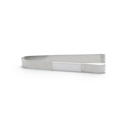 FOH BUT021WHS23 7" L White Stainless Steel Tong