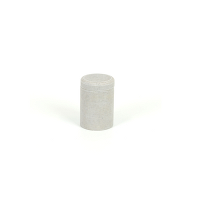 FOH RJR008GYR12 2.75" W Cement Grey Square Resin Jar