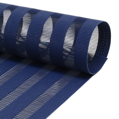 FOH XPM102BLV83 16" W Blue Vinyl Rectangle Metroweave Placemat