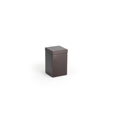 FOH RJR018EST12 2.5" W Espresso Square Composite Jar