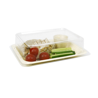 FOH DCV062CLT28 8.25" W Clear Plastic Servewise Disposable Plate Cover