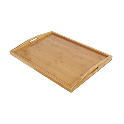 FOH RRT003BBB10 26" W Natural Bamboo Rectangle Bali Tray