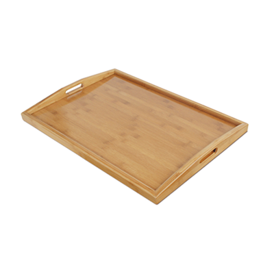 FOH RRT003BBB10 26" W Natural Bamboo Rectangle Bali Tray