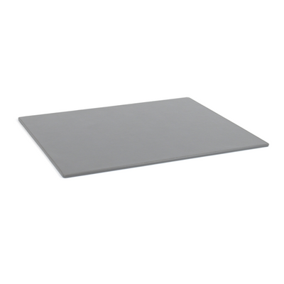 FOH RBL002GYL21 0.5" H x 19" W x 24" D Smoke Faux Leather London Blotter