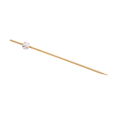 FOH AST023MUB83 4.5" Bamboo Baseball Top Servewise Disposable Picks