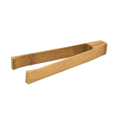 FOH BUT028BBB23 7.25" L Bamboo Bali Tongs