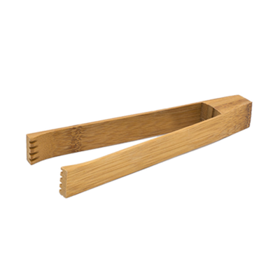 FOH BUT028BBB23 7.25" L Bamboo Bali Tongs