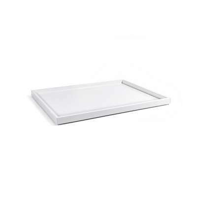 FOH RRT026WHW21 16.75" W x 13" D x 0.75" H Rectangular Composite Snow Tray