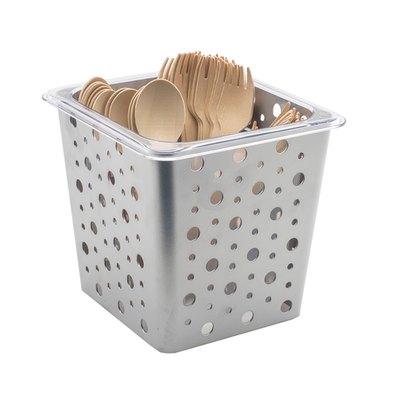 FOH BHO078BCI21 7" W 1/6 Size Dots Flatware Divider Set