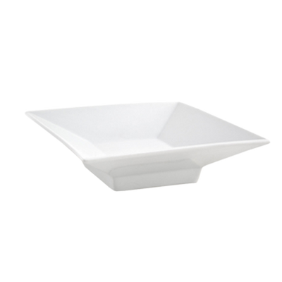 FOH DBO070WHP22 8 Oz. Square Porcelain Kyoto Serving Dish