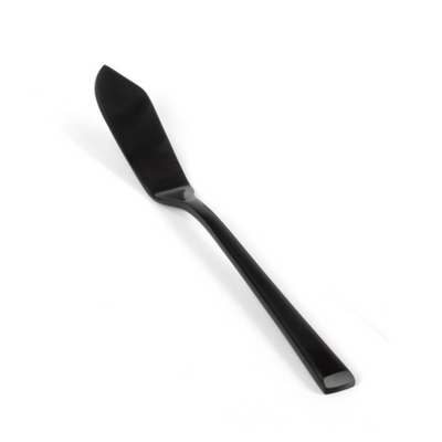 FOH FBK006BKS23 7" W Black Stainless Steel Butter Knife Parker Butter Knife