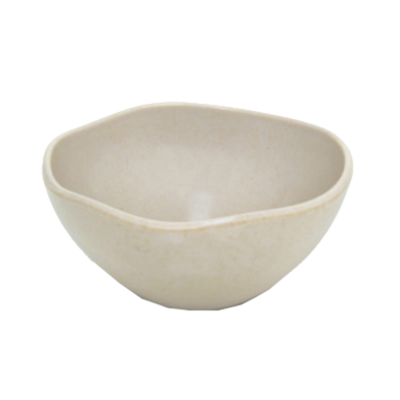 FOH DBO127NAB23 6 Oz. Round Natural Bamboo Biodegradable Platewise Organic Bowl