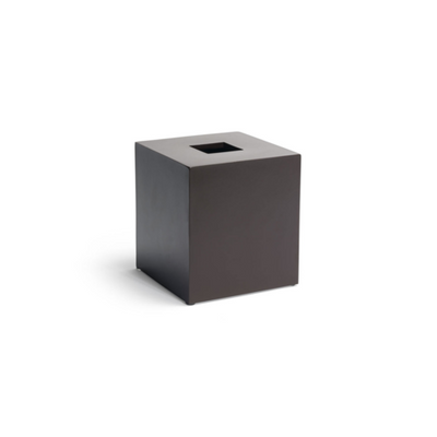 FOH RTB006ESR11 5" W Black Resin Square Tissue Cover