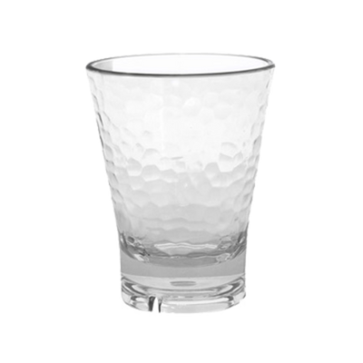 FOH ADO009CLT23 7 Oz. Clear Resin Drinkwise Rocks Glass