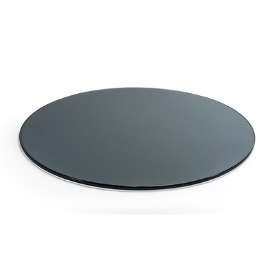 FOH BHO124SMG20 19" W Gray Glass Round Asheville Buffet Board