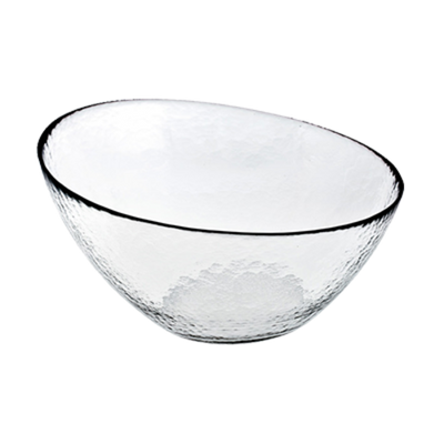 FOH DBO049CLG22 29 Oz. Clear Glass Round Kaleidoscope Bowl