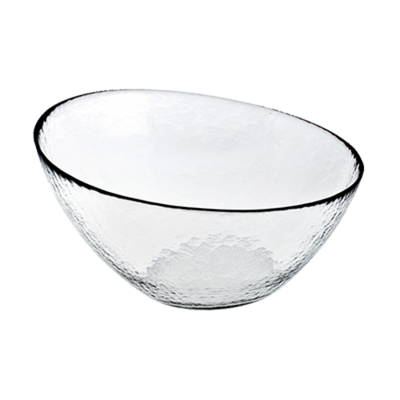 FOH DBO049CLG22 29 Oz. Clear Glass Round Kaleidoscope Bowl