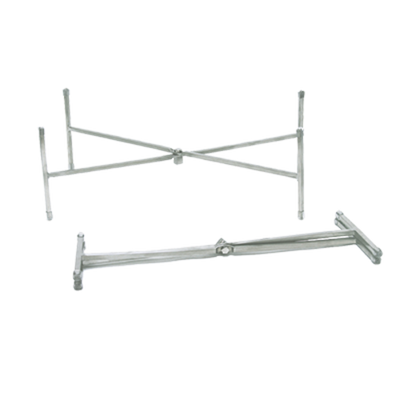 FOH BHO026BSS21 16" W Silver Stainless Steel Square Buffetware Riser Trivet