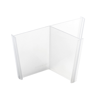 FOH BHO077FRT21 6.5" W Clear Metal B Buffet Building Blocks