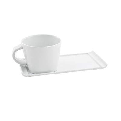 FOH DCS045WHP23 9 Oz. Porcelain Non-Stackable Nouvelle Cup