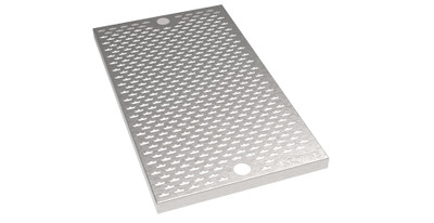 Krowne MW-DB12 MoveWell 12" W x 21" D x 6" H Stainless Steel Perforated Drainboard Modular Insert
