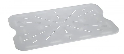 Omcan USA 85136 Clear Polycarbonate Drain Shelf for 18" x 26" Food Storage Container