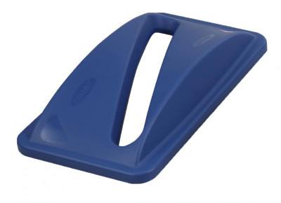 Omcan USA 43300 Blue Polypropylene Recycling Container Lid for Paper