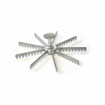 Omcan USA 34864 9" Diameter Metal 9 Slice Pie Marker (Minimum 12 per Order)