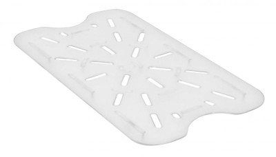 Omcan USA 85135 Clear Polycarbonate Drain Shelf for 12" x 18" Food Storage Container