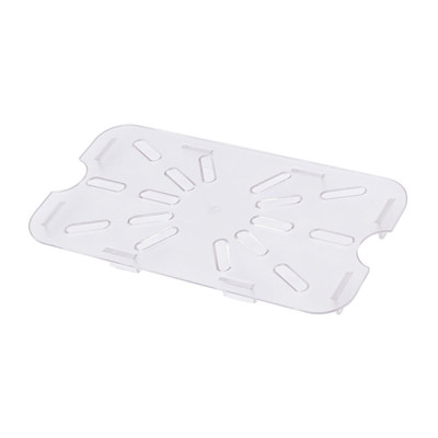 Omcan USA 85034 Clear Polycarbonate 0.33 Size Drain Shelf