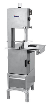 Omcan USA 46786 80" Blade Stainless Steel Floor Model Band Saw - 220 Volts 2 HP