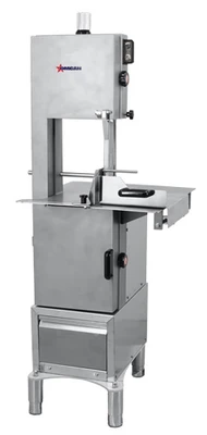 Omcan USA 46786 80" Blade Stainless Steel Floor Model Band Saw - 220 Volts 2 HP