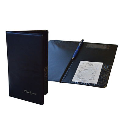 Omcan USA 39789 Black Check Holder with Credit Card Slot