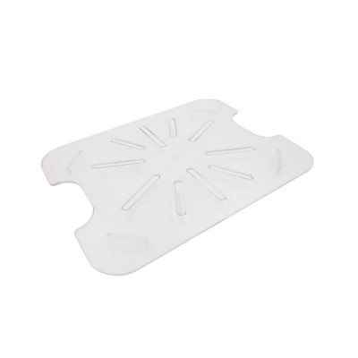 Omcan USA 85036 Clear Polycarbonate 0.17 Size Drain Shelf