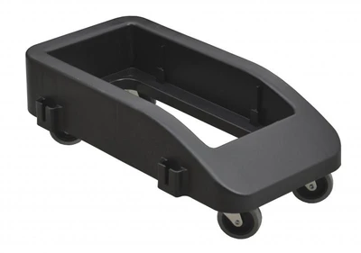 Omcan USA 43303 Polypropylene Single Dolly for Rectangular 20 Gallon Recycling Trash Container