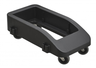 Omcan USA 43303 Polypropylene Single Dolly for Rectangular 20 Gallon Recycling Trash Container