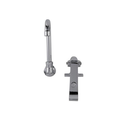 Component Hardware KL25-4000-RKIT Low Lead Single Knee Valve or Wall Mount Spout Base and 3" Rigid Gooseneck Spout