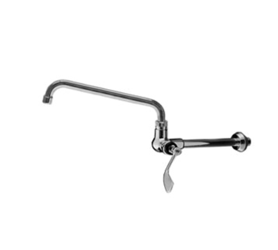 Component Hardware KL76-9012-SE4 12" L Stainless Steel Wall Mount Encore Wok Range Faucet