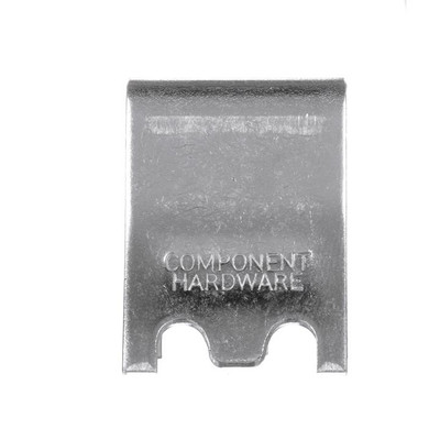 Component Hardware T30-5130 Stainless Steel Snap-In Shelf Support with Raised Tab