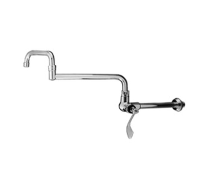 Component Hardware KL76-9018-DE4 18" L Stainless Steel Wall Mount Encore Wok Range Faucet