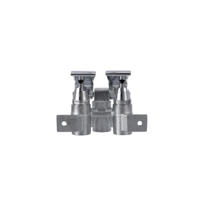 Component Hardware KL25-3000 Rough Chrome Self Closing Dual Lever Encore Knee Valve