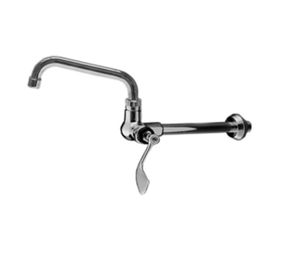 Component Hardware KL76-9008-SE4 8" L Stainless Steel Wall Mount Encore Wok Range Faucet