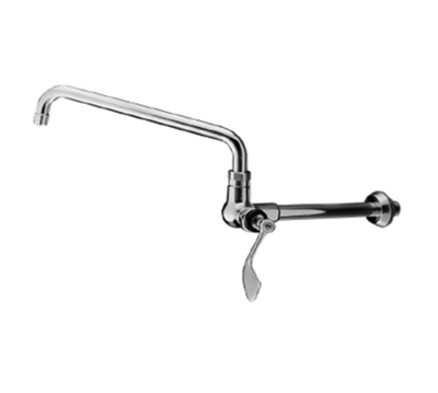 Component Hardware KL76-9010-SE6 10" L Stainless Steel Wall Mount Encore Wok Range Faucet