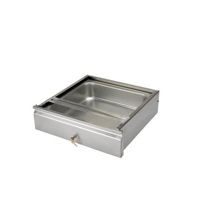 Component Hardware S90-0020-C-N 25.06" W Stainless Steel S90 Series Heavy Duty Drawer Assembly