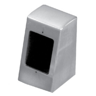 Component Hardware R58-1010 Cast Aluminum with Brushed Satin Finish Single Face Electric Outlet Box
