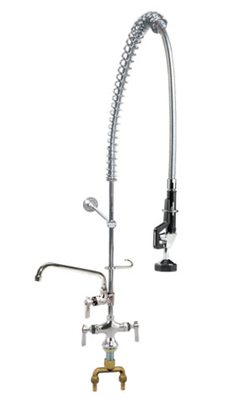Component Hardware KC50-1000-AF4 12" Add-On Swing Spout Single Hole Deck Mount Encore Commercial Pre-Rinse Assembly