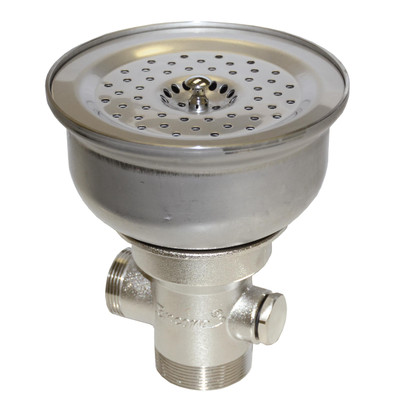 Component Hardware D34-4060 6.5" Sink Opening Nickel Plated Bronze Encore Floor Drain