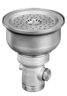 Component Hardware D34-4161 6.5&quot; Sink Opening Nickel Plated Bronze Encore Floor Drain