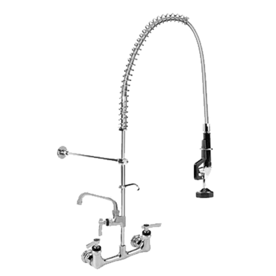 Component Hardware KLP53-10L3-AF4 12" Spout Add-On Faucet Wall Mount 0.74 GPM Flow Rate Encore Pre-Rinse Assembly with PowerPulse