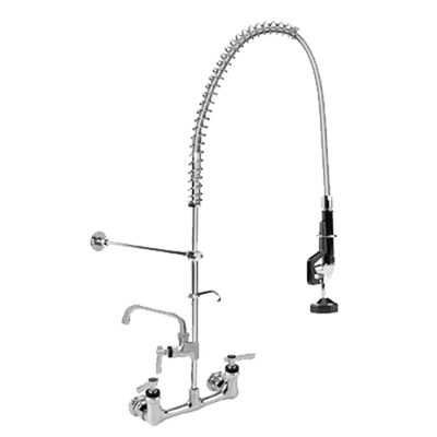 Component Hardware KLP53-10L3-AF4 12" Spout Add-On Faucet Wall Mount 0.74 GPM Flow Rate Encore Pre-Rinse Assembly with PowerPulse